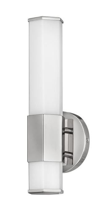 Facet Medium LED Sconce in Polished Nickel