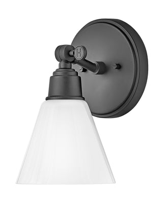 Arti Medium Adjustable Single Light Vanity in Black
