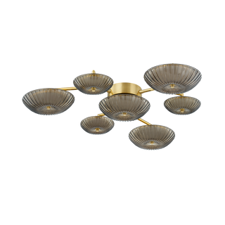 BIRMINGHAM Flush Mount In VINTAGE POLISHED BRASS Finish