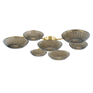 BIRMINGHAM Flush Mount In VINTAGE POLISHED BRASS Finish
