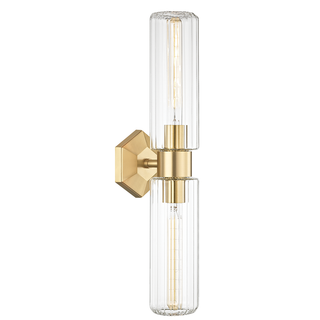 Roebling Wall Sconce with Aged Brass Finish