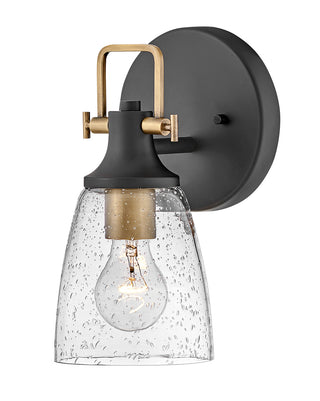 Easton Medium Single Light Vanity in Black