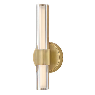 Georgette Medium LED Sconce in Lacquered Brass