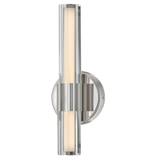 Georgette Medium LED Sconce in Polished Nickel
