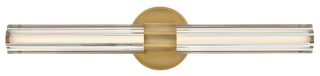 Georgette Medium LED Vanity in Lacquered Brass