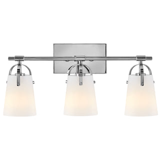 Foster Medium Three Light Vanity in Chrome