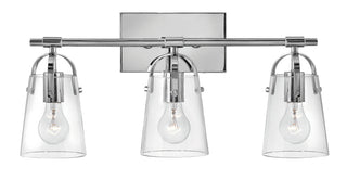 Foster Medium Three Light Vanity in Chrome
