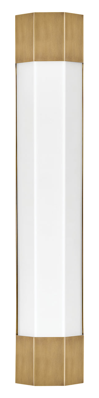 Facet Large Sconce in Heritage Brass