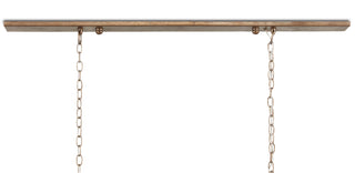 Maximus Five Light Chandelier in Pyrite Bronze/Clear