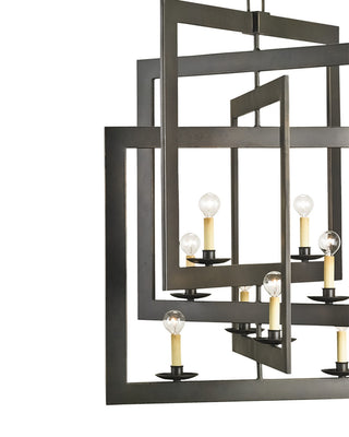 Middleton Eight Light Chandelier in Bronze Gold