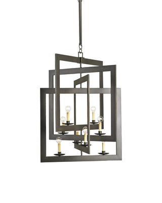Currey and Company - 9927 - Eight Light Chandelier - Middleton - Bronze Gold