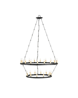 Currey and Company - 9935 - 30 Light Chandelier - Toulouse - Blacksmith