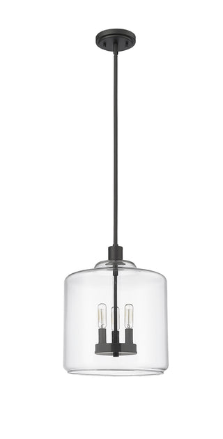 Asheville 3-Light Pendant light Matte Black