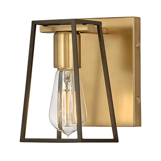 Filmore Small Single Light Vanity in Heritage Brass