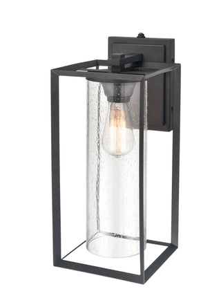 Wheatland 1-Light Outdoor Wall Sconce Powder Coated Black