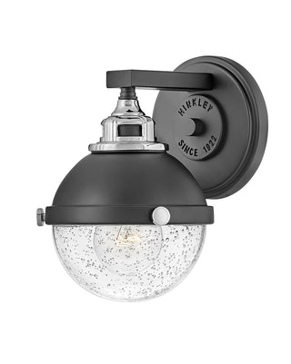 Fletcher Small Single Light Vanity in Black