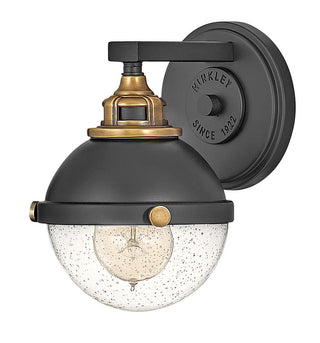 Fletcher Small Single Light Vanity in Black