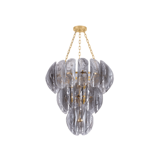 ANATASE Chandelier In VINTAGE GOLD LEAF Finish