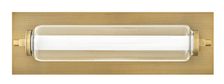 Lucien Medium LED Vanity in Lacquered Brass