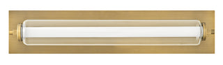 Lucien Large LED Vanity in Lacquered Brass