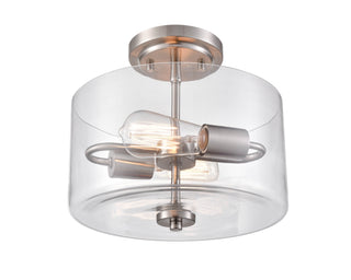 Verlana 2-Light Semi-Flush Ceiling Mount Brushed Nickel