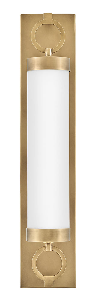 Baylor Medium LED Vanity in Heritage Brass