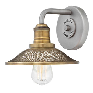 Rigby Small Single Light Vanity in Antique Nickel
