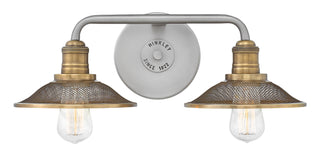 Rigby Small Two Light Vanity in Antique Nickel