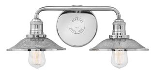 Rigby Small Two Light Vanity in Polished Nickel