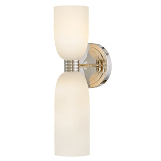 Tallulah Medium Two Light Sconce in Polished Nickel