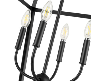 Kelsey 4-Light Pendant light Matte Black