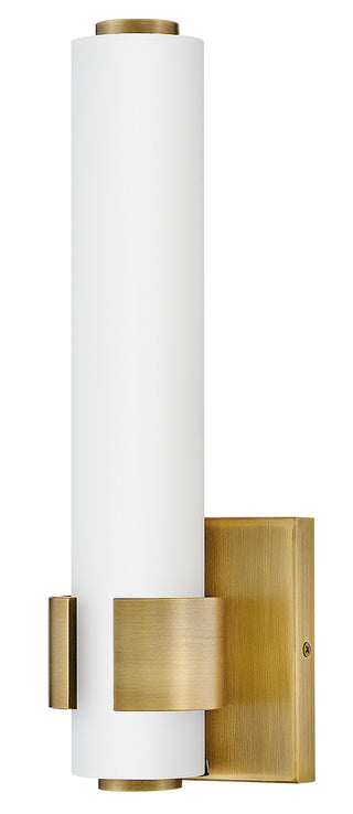 Aiden Medium LED Sconce in Lacquered Brass