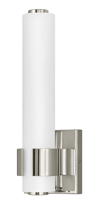 Aiden Medium LED Sconce in Polished Nickel