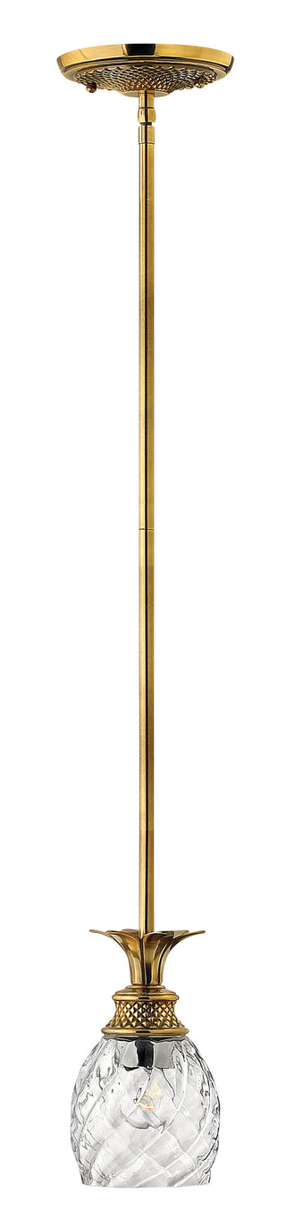 Plantation Extra Small Pendant in Burnished Brass