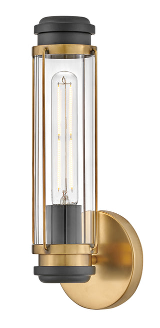 Masthead Medium Single Light Vanity in Heritage Brass
