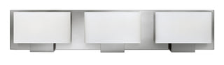 Mila Medium Three Light Vanity in Brushed Nickel