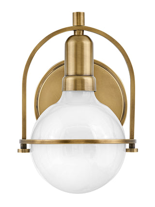 Somerset Small Single Light Vanity in Heritage Brass