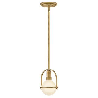 Somerset Extra Small Convertible Semi-Flush Mount in Heritage Brass