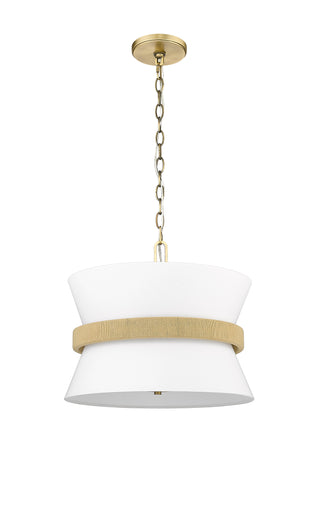 Kimbry 3-Light Pendant light Vintage Brass