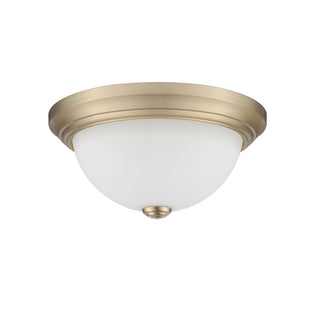 2-Light Flushmount Ceiling Light Modern Gold