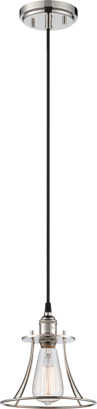 Nuvo Lighting - 60-5411 - One Light Pendant - Vintage - Polished Nickel
