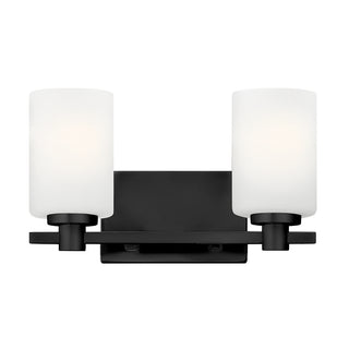 Karlie Small Two Light Vanity in Black