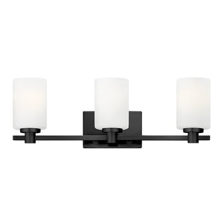 Karlie Medium Three Light Vanity in Black