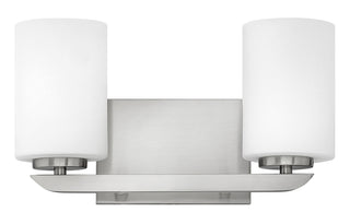 Kyra Small Two Light Vanity in Brushed Nickel