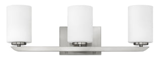 Kyra Medium Three Light Vanity in Brushed Nickel