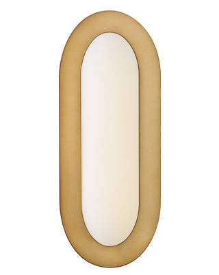 Emme Medium LED Vanity in Heritage Brass