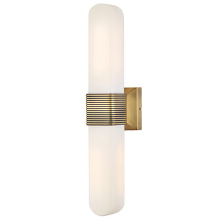 Cotes Large LED Sconce in Lacquered Brass