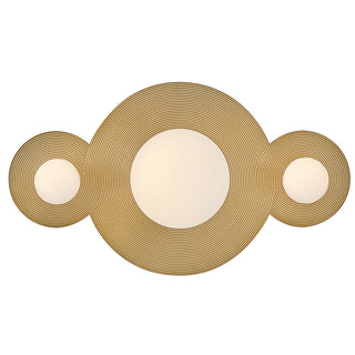 Rhea Small LED Vanity in Heritage Brass