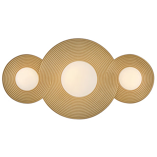 Rhea Small LED Vanity in Heritage Brass