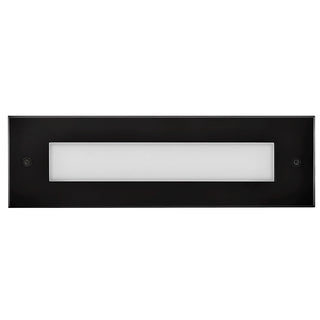 Sparta - Dash Flat LED Flush Step Light 120V in Stainless Steel Black
